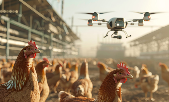 利用無人機結合電腦視覺模型進行自動化家禽養殖監測