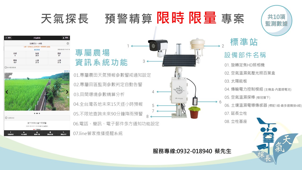 農事防災精算預警系統