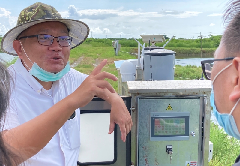 台江農業生技智慧電箱實體應用解說。